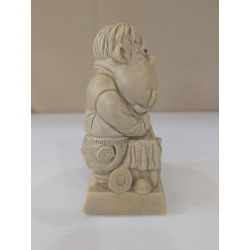 Vintage Russ Berrie 1974 "World's Best Weight Watcher" Figurine #9110 USA Resin - Picture 4 of 6